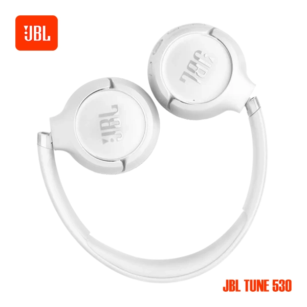 JBL TUNE 530BT WIRELESS ON-EAR HEADPHONES - WHITE - Image 3