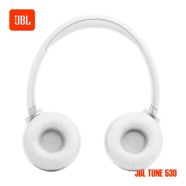 JBL TUNE 530BT WIRELESS ON-EAR HEADPHONES - WHITE - Image 4
