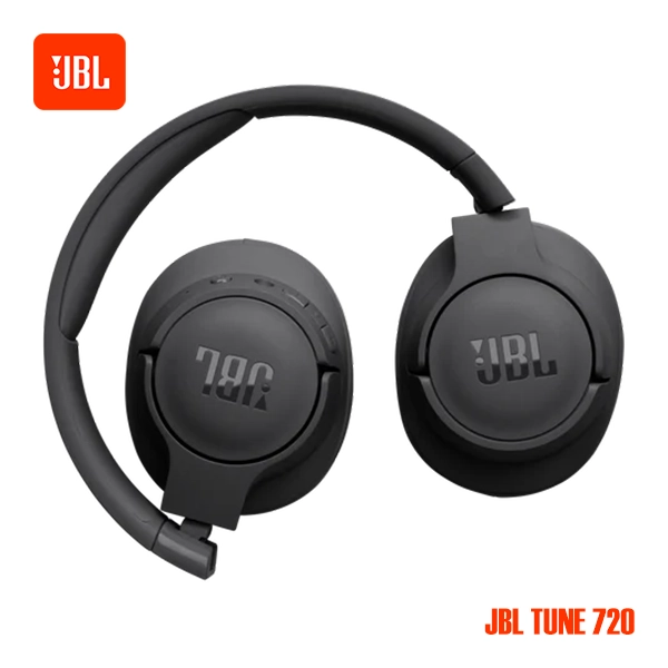 JBL TUNE 720BT WIRELESS OVER-EAR HEADPHONES - BLACK - Image 5