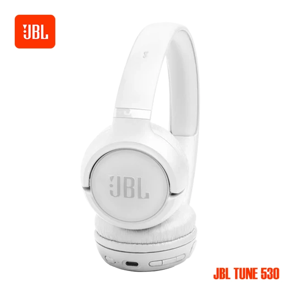 JBL TUNE 530BT WIRELESS ON-EAR HEADPHONES - WHITE - Image 5