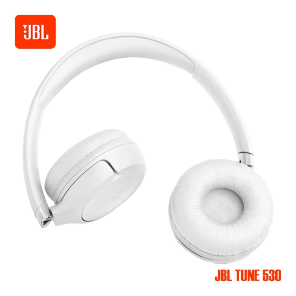 JBL TUNE 530BT WIRELESS ON-EAR HEADPHONES - WHITE - Image 6