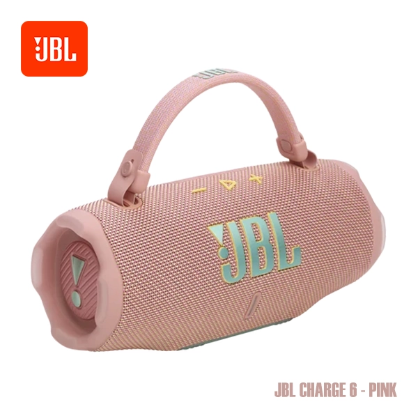 JBL CHARGE 6 PORTABLE BLUETOOTH SPEAKER - PINK - Image 6