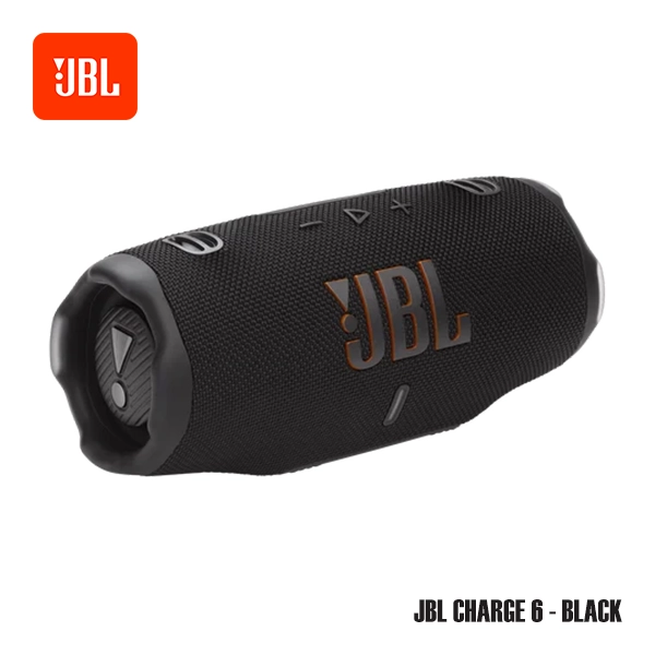 JBL CHARGE 6 PORTABLE BLUETOOTH SPEAKER - BLACK