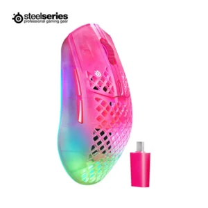 STEELSERIES AEROX 3 WIRELESS GEN 2 RGB GAMING MOUSE - MAGENTA HAZE