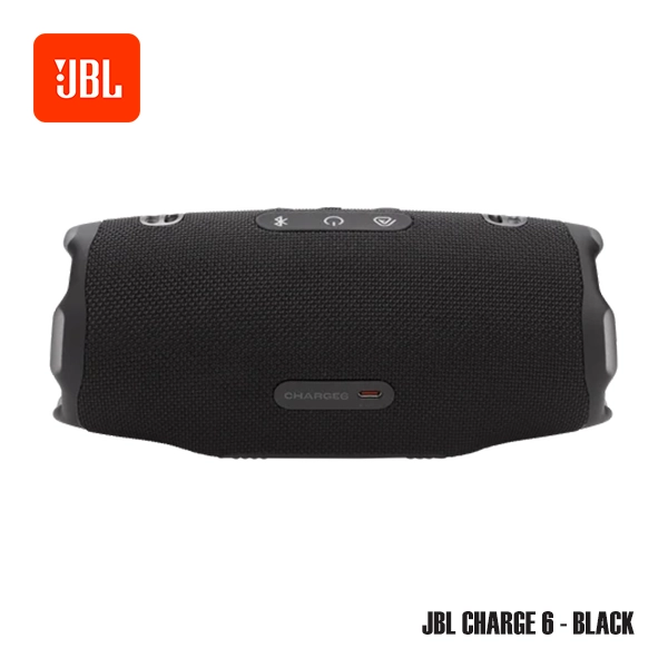 JBL CHARGE 6 PORTABLE BLUETOOTH SPEAKER - BLACK - Image 3
