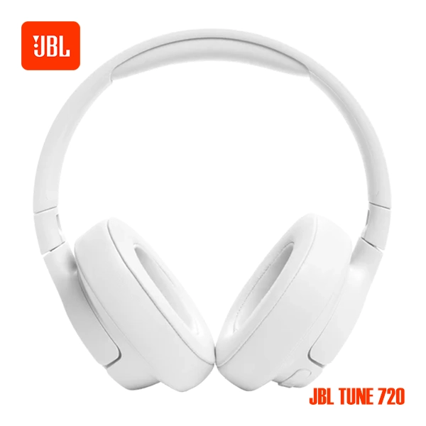JBL TUNE 720BT WIRELESS OVER-EAR HEADPHONES - WHITE - Image 3