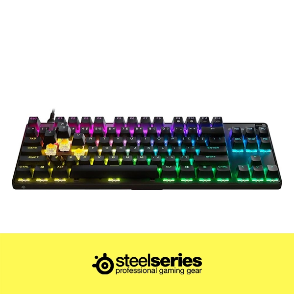 STEELSERIES APEX 9 TKL OPTICAL RGB GAMING KEYBOARD - BLACK - Image 3