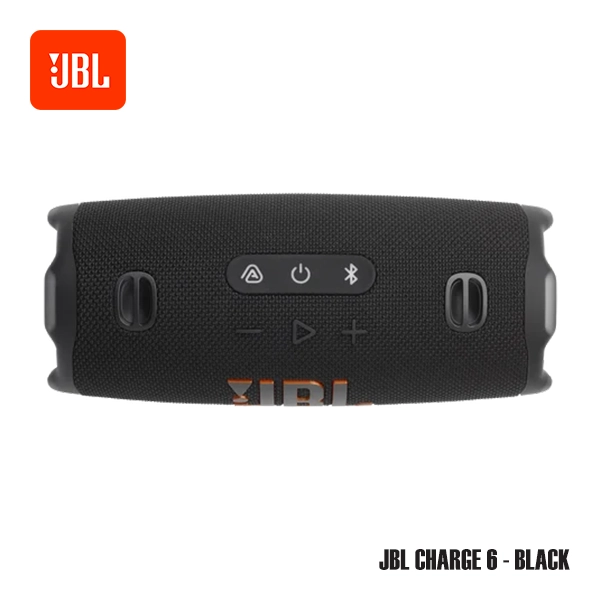 JBL CHARGE 6 PORTABLE BLUETOOTH SPEAKER - BLACK - Image 5