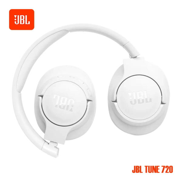JBL TUNE 720BT WIRELESS OVER-EAR HEADPHONES - WHITE - Image 5