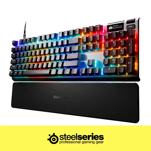 STEELSERIES APEX PRO GEN 3 RGB GAMING KEYBOARD - BLACK