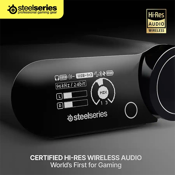 STEELSERIES ARCTIS NOVA ELITE WIRELESS GAMING HEADSET - BLACK - Image 2