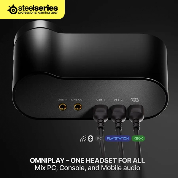 STEELSERIES ARCTIS NOVA ELITE WIRELESS GAMING HEADSET - BLACK - Image 3