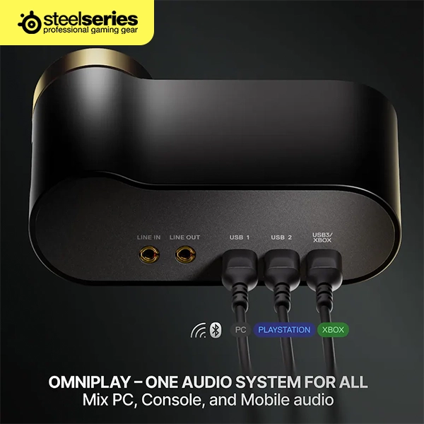 STEELSERIES ARCTIS NOVA ELITE WIRELESS GAMING HEADSET - SOFT GOLD - Image 3