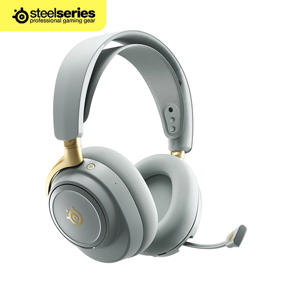 STEELSERIES ARCTIS NOVA ELITE WIRELESS GAMING HEADSET - SOFT GOLD - Image 7