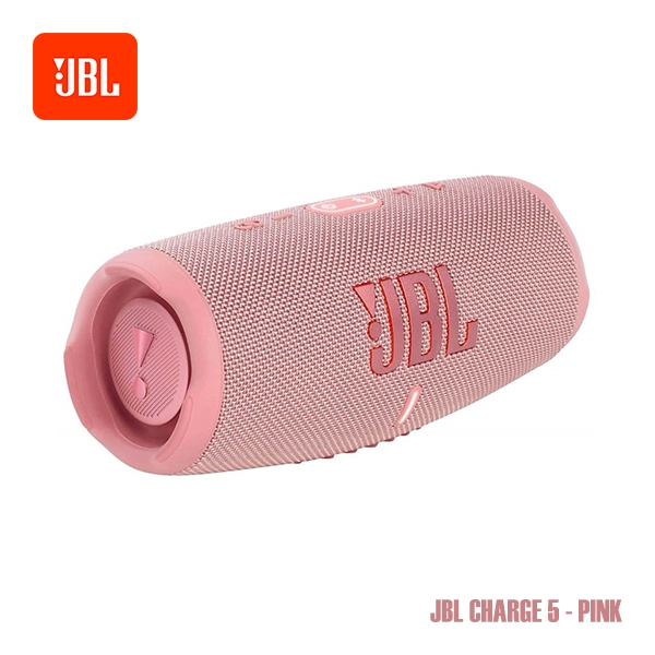 JBL CHARGE 5 PORTABLE BLUETOOTH SPEAKER - PINK
