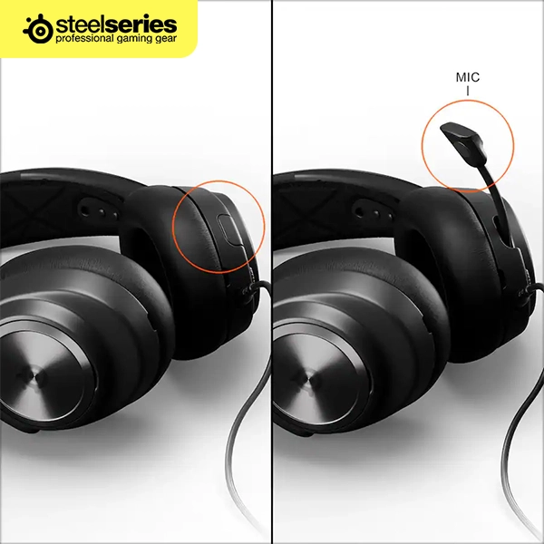 STEELSERIES ARCTIS NOVA PRO WIRED GAMING HEADSET - BLACK - Image 5