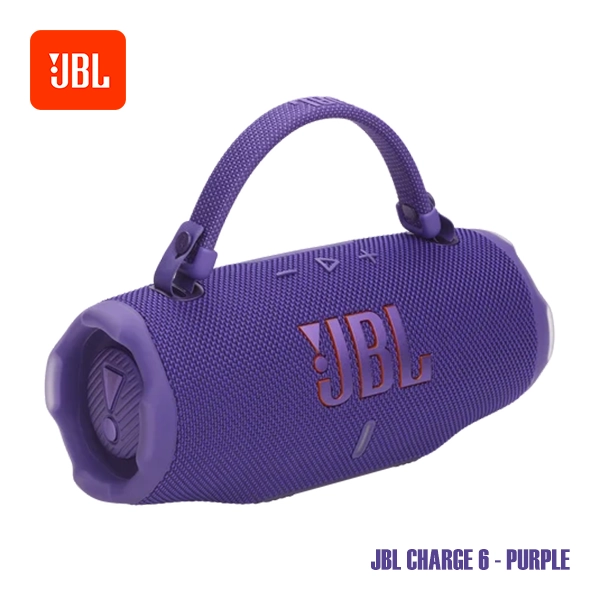 JBL CHARGE 6 PORTABLE BLUETOOTH SPEAKER - PURPLE - Image 6